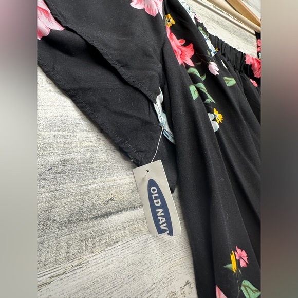 Old Navy Off Shoulder Floral Tropical Summer Dress Sundress Womens XXL New! - Picture 4 of 7